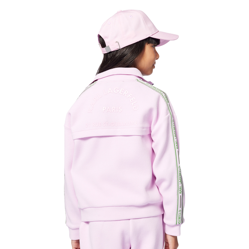 Adjustable cotton baseball cap KARL LAGERFELD KIDS 
                        GIRL