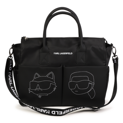 Changing bag with print KARL LAGERFELD KIDS UNISEX