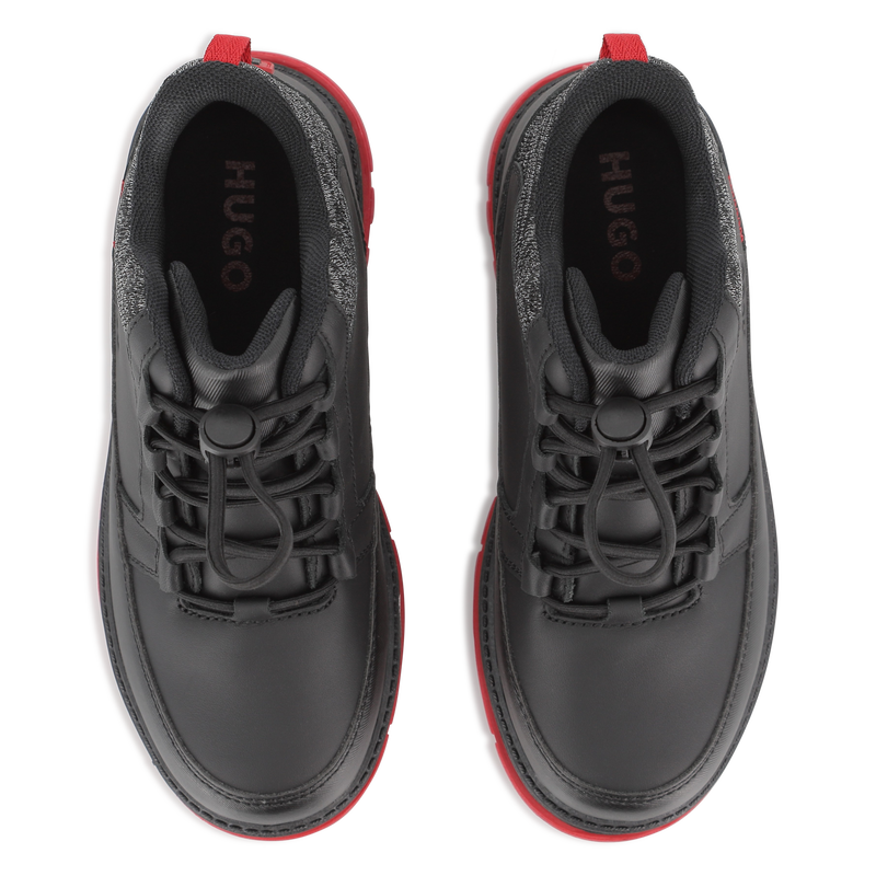 Ankle boots with laces HUGO 
                        BOY