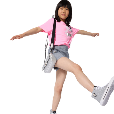 SHORT SLEEVE T-SHIRT KARL LAGERFELD KIDS GIRL