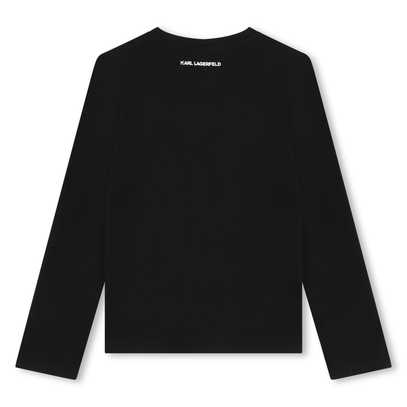 T-shirt with print KARL LAGERFELD KIDS 
                        GIRL