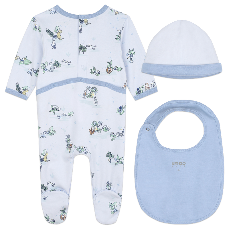 Pyjamas, bib and hat KENZO KIDS 
                        BOY