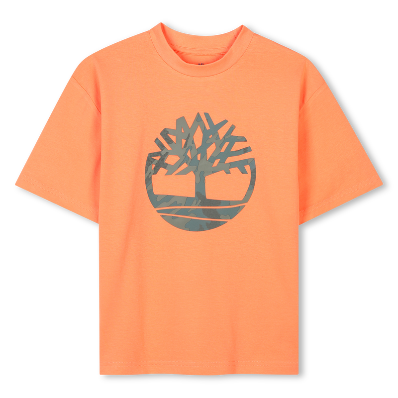 Raised logo print T-shirt TIMBERLAND 
                        BOY