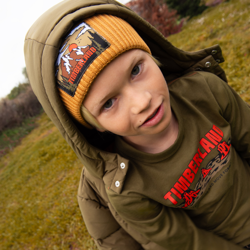 T-shirt with print and message TIMBERLAND 
                        BOY