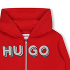 Zip-up hooded sweatshirt HUGO 
                    GIRL