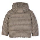Plaid down jacket KIDS AROUND 
                    BOY
