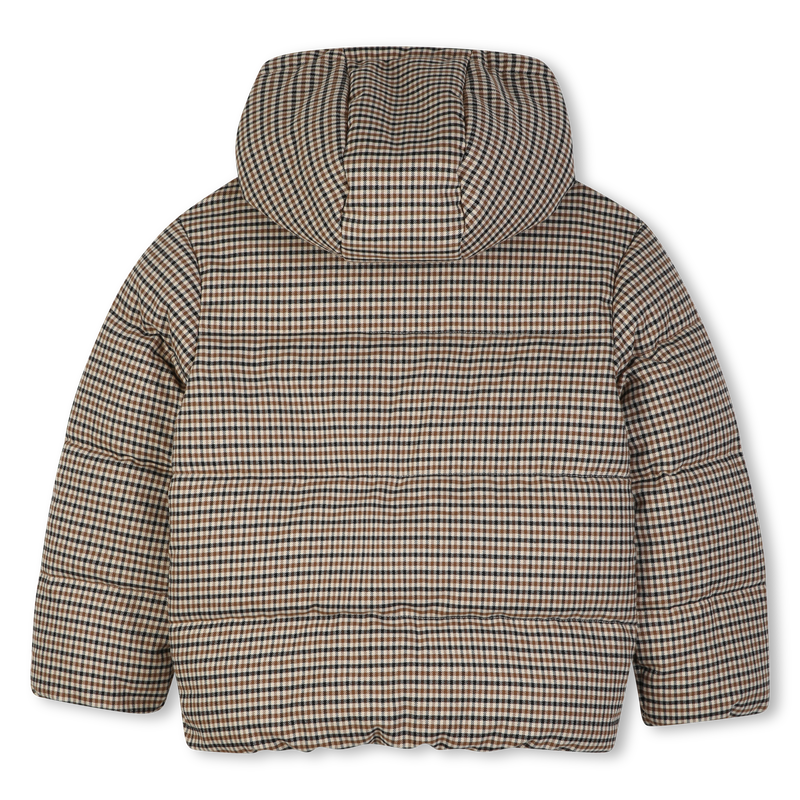 Plaid down jacket KIDS AROUND 
                        BOY