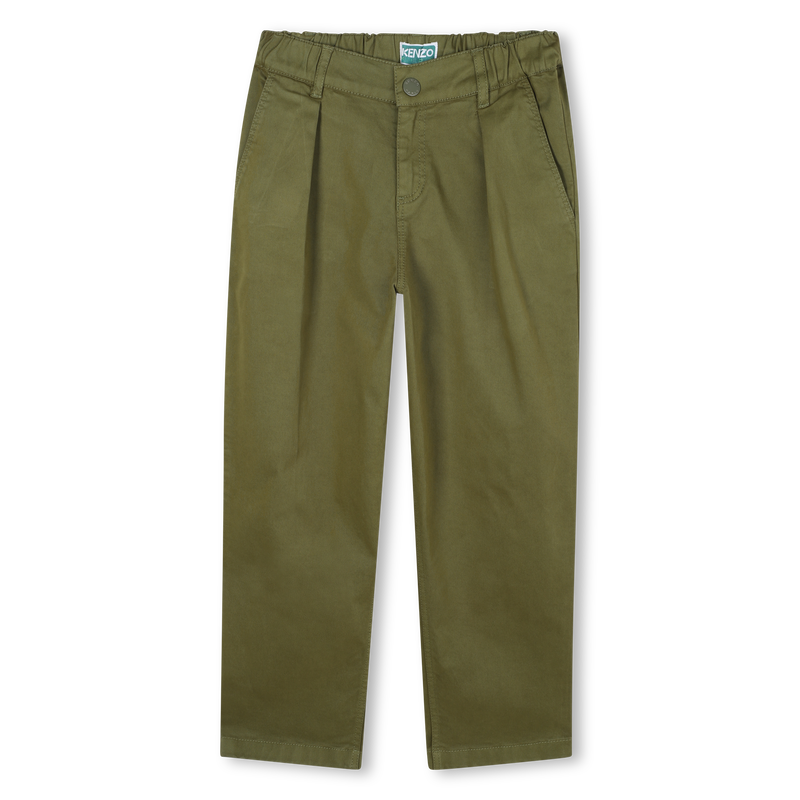 Twill trousers KENZO KIDS 
                        UNISEX