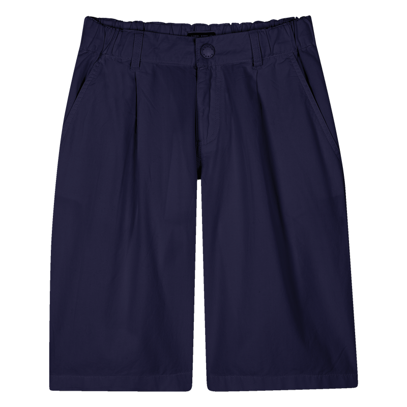 Plain cotton Bermuda shorts KENZO KIDS 
                        BOY