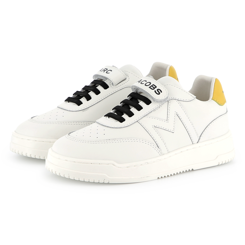 Self-adhesive leather trainers MARC JACOBS 
                        BOY