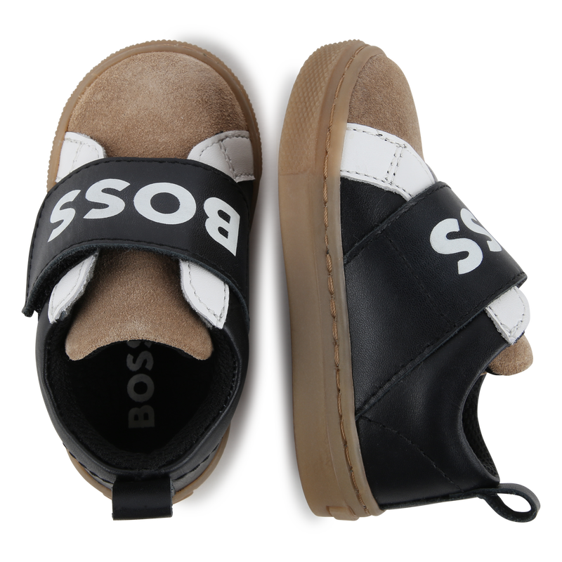 Leather Velcro Sneakers BOSS 
                        BOY