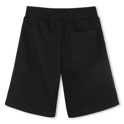 Elasticated cotton Bermudas KARL LAGERFELD KIDS BOY