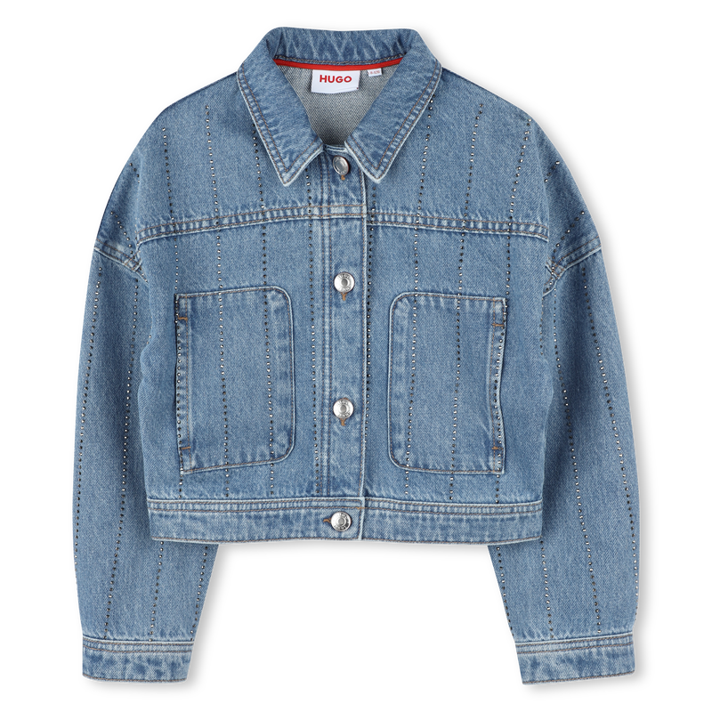 Striped denim jacket HUGO 
                        GIRL