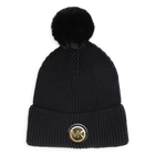 Pompom hat, BLACK, hi-res