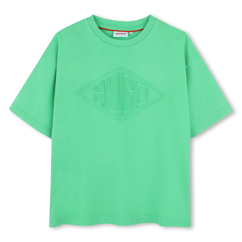 Faded cotton T-shirt HUGO 
                        BOY