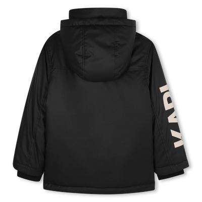 Hooded parka KARL LAGERFELD KIDS BOY