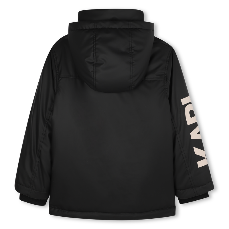 Hooded parka KARL LAGERFELD KIDS 
                        BOY