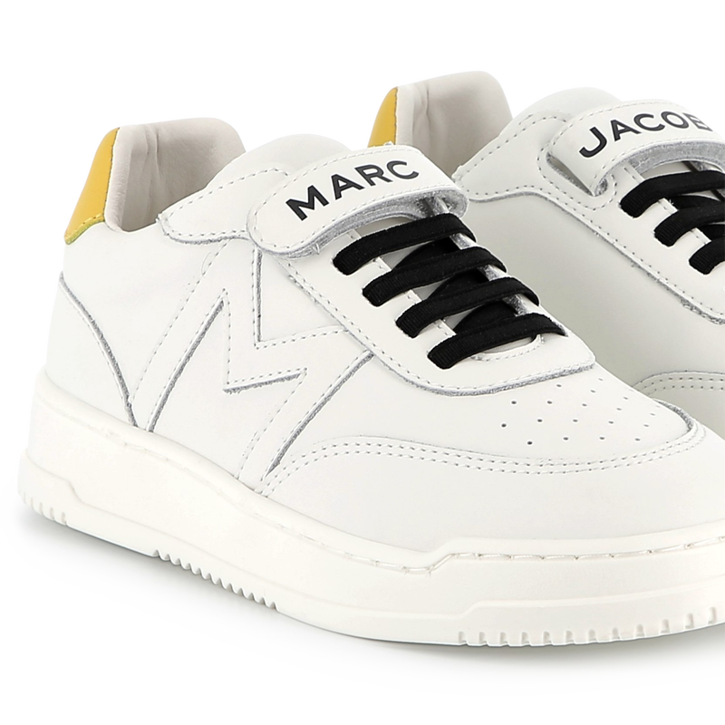 Self-adhesive leather trainers MARC JACOBS 
                        BOY