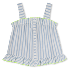 Striped top with straps BILLIEBLUSH 
                    GIRL