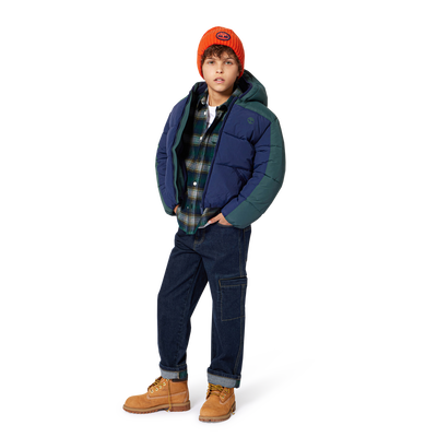 Knitted badge hat with logo TIMBERLAND BOY