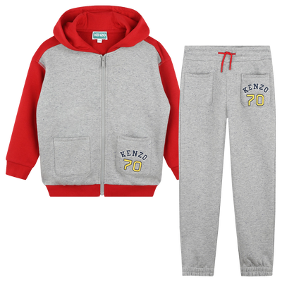 Cardigan and trousers set KENZO KIDS BOY