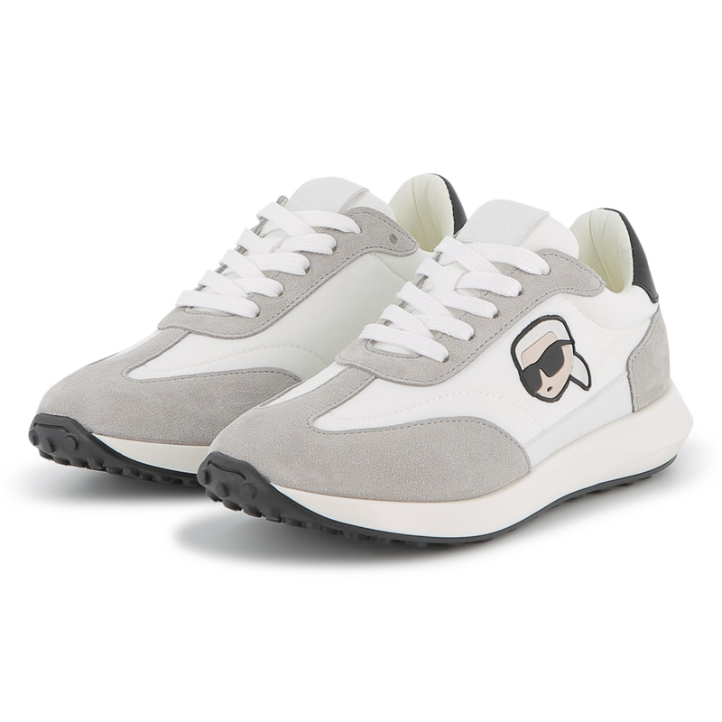 Lace-up low-top sneakers KARL LAGERFELD KIDS 
                        BOY