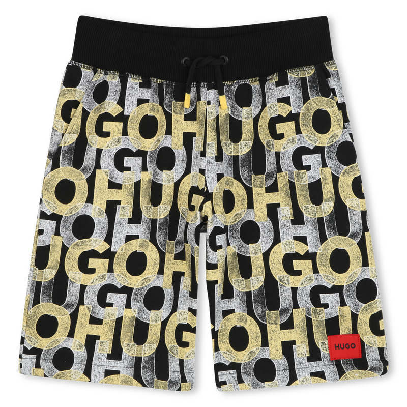 Fleece Bermuda running shorts HUGO 
                        BOY