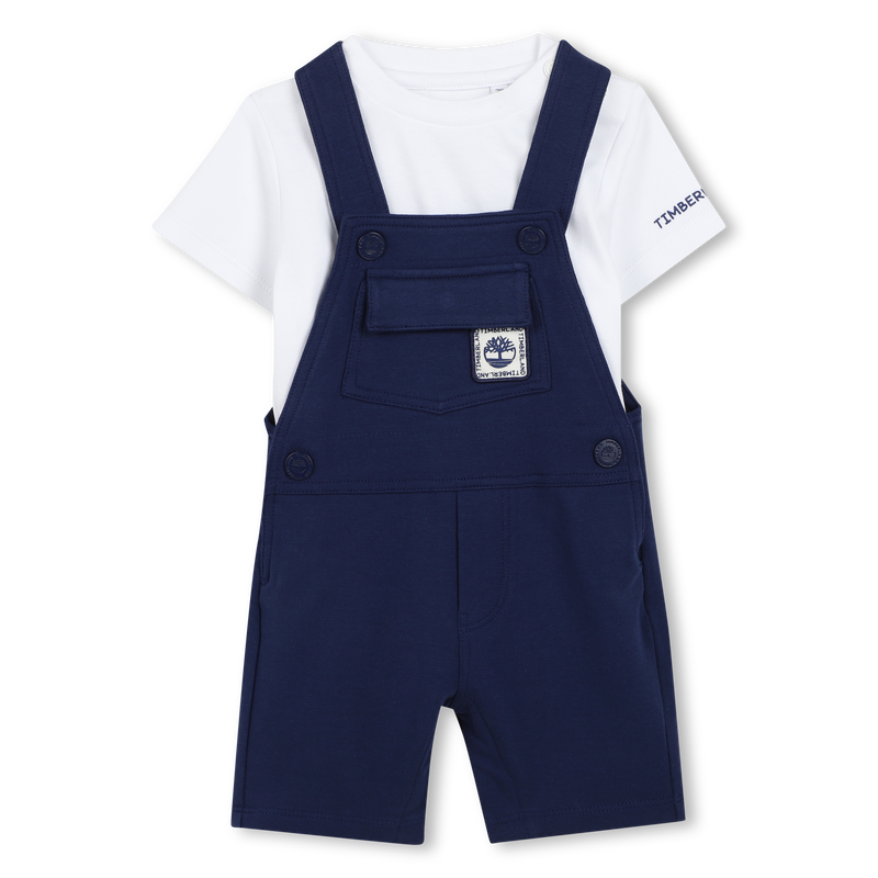 T-shirt and overalls set TIMBERLAND 
                        BOY
