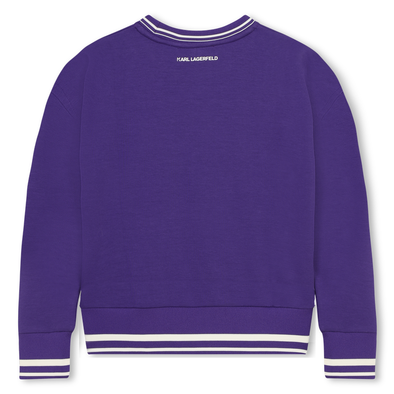 Sweatshirt with print KARL LAGERFELD KIDS 
                        GIRL