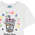 Shiny print dress KENZO KIDS 
                    GIRL