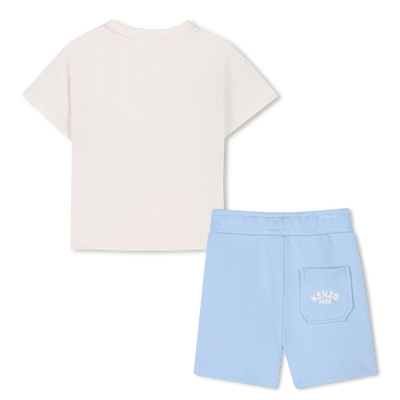 T-shirt and Bermuda shorts set KENZO KIDS BOY