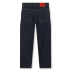 Straight cotton 5-pocket jeans HUGO 
                    BOY