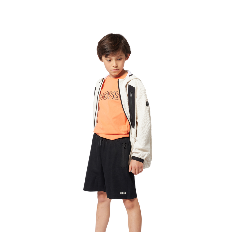 Zip-up hooded windbreaker BOSS 
                        BOY