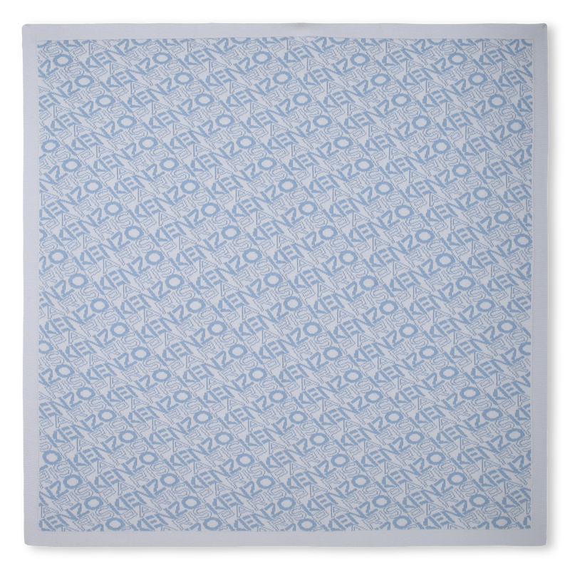 Cotton jacquard blanket KENZO KIDS 
                        UNISEX