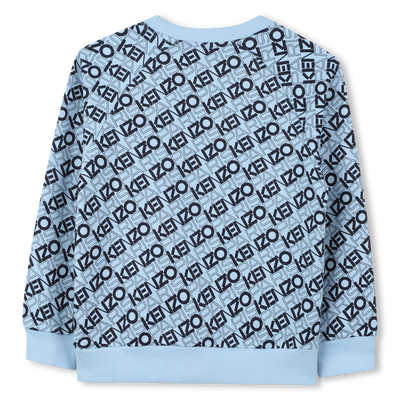 Printed cotton sweatshirt KENZO KIDS BOY