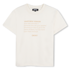 Short-sleeved t-shirt, YELLOW, hi-res