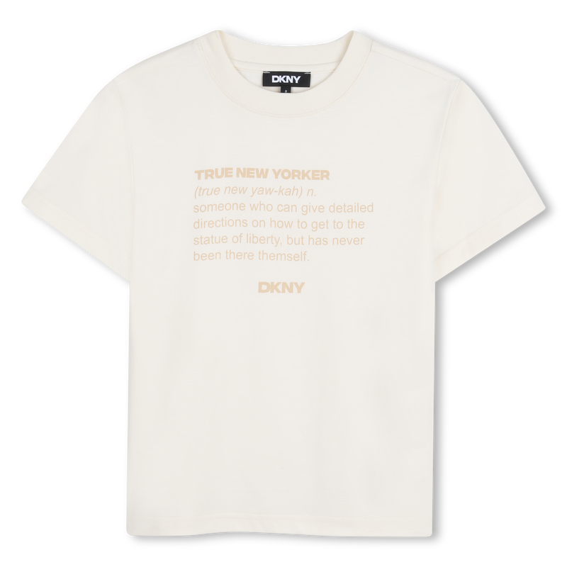SHORT-SLEEVED T-SHIRT DKNY 
                        UNISEX
