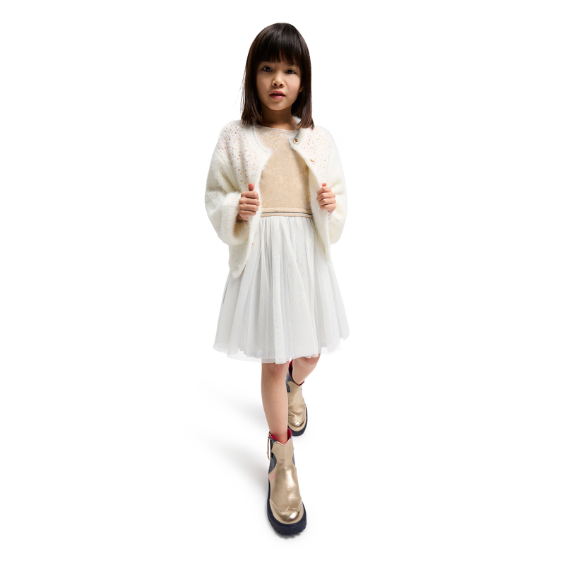 Bi-material dress BILLIEBLUSH 
                        GIRL