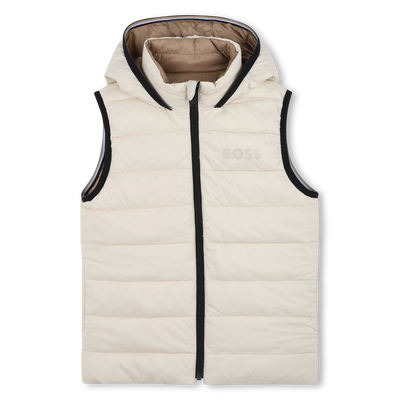Flann-effect hooded puffer jacket BOSS BOY