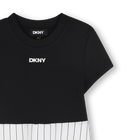 Bi-material party dress DKNY 
                    GIRL