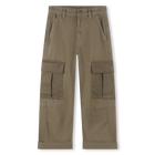 Cotton multi-pocket trousers TIMBERLAND 
                    BOY