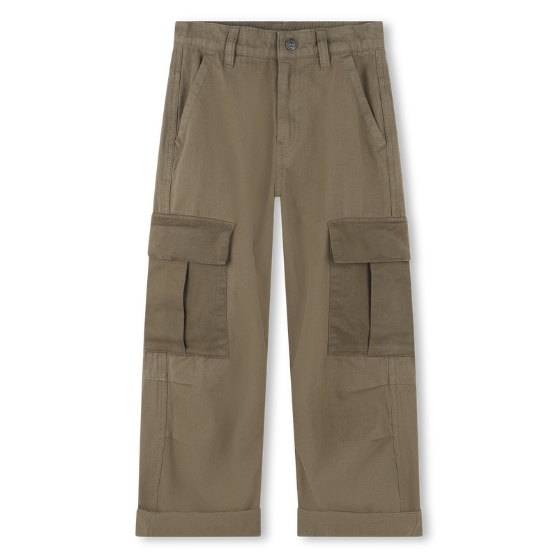 Cotton multi-pocket trousers TIMBERLAND 
                        BOY