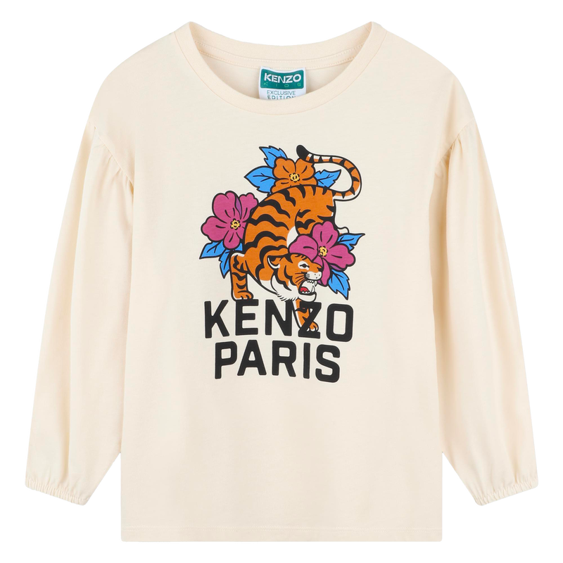 Long-sleeved T-shirt KENZO KIDS 
                        GIRL