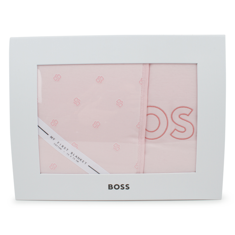 Cotton blanket BOSS 
                        UNISEX