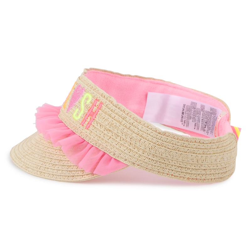 Embroidered logo visor BILLIEBLUSH 
                        GIRL