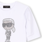 Short-sleeved dress KARL LAGERFELD KIDS 
                    GIRL
