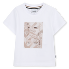 Short-sleeved T-shirt, WHITE, hi-res