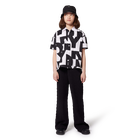 Wide embossed-look trousers DKNY 
                    GIRL