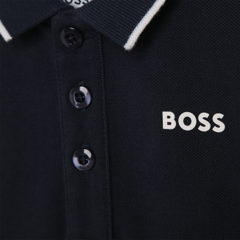 Short-sleeved polo shirt BOSS 
                        BOY