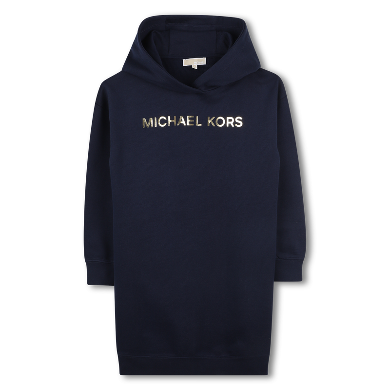 Fleece hooded dress MICHAEL KORS 
                        GIRL